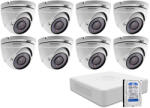  8 dome infrakamerás HIKVISION HDTVI