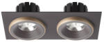Rendl light studio SHARM SQ II zápustná hnědá/perleťová zlatá 230V LED 2x10W 24° 3000K (R13257)