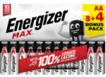 Energizer Alkáli elem AA | 1.5 V DC | 12-Bliszter (EN-NMAXAA84)