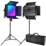 Neewer 2 db NEEWER RGB1200 60 W V4 LED-lámpa szett (10104230)