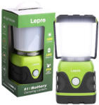 LEPRO 3300002 1000 lumenes, akkumulátoros kempinglámpa - kontaktor