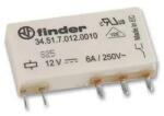 Finder Ultravékony printrelé, 1váltóérintkező, 6A (Fi-345170120010)