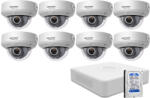  8 varifokális dome infrakamerás HIKVISION HDTVI