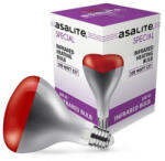 Asalite Infra Izzó R125 E27 100W Piros (ASA434287144)
