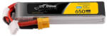 Tattu Akkumulátor Lipo Tattu 2s 650mAh 95C 7.6V HV z XT30 Long-Pack 2s 650mAh 7.6V HV z XT30 Hosszú csomag (TAA6502S95XT3L)
