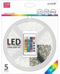 Avide ABLSBL12V505030RGB65 LED SZALAG BLISZTER 12V 7.2W SMD5050 30LED RGB IP65 5m (ABLSBL12V505030RGB65)