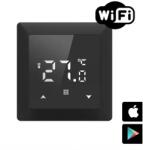 Falcon WiFi Control PRO Black digitális szobatermosztát központi fűtéshez (3A - fekete) (3A - fekete)