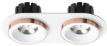 Rendl light studio SHARM R II süllyesztett lámpa fehér réz 230V LED 2x10W 24° 3000K (R13240)