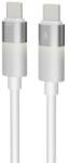AVAX CB316 GLOWY 60W USB-C gyorstöltő kábel 1m, fehér (AVAX_CB316) (AVAX_CB316)