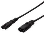 LogiLink tápkábel hosszabbító, IEC C7 - IEC C8, 2 m (CP129) (CP129)