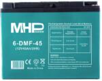 CARSPA MHPower 6-DMF-45 vontató gélakkumulátor 12 V/45 Ah, D3 - M6 csatlakozó, mélyciklusú (6-DMF-45)