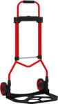 HOMCOM Cărucior de Transport cu Mâner Telescopic, Capacitate 60 kg, Cadru din Oțel, Roșu | Aosom Romania (B20-136V00RD)