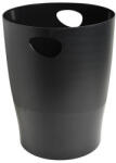 EXACOMPTA Papírkosár, 15 liter, PP, EXACOMPTA Ecobin Economy, fekete (EX453014D) (EX453014D)