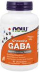 NOW GABA (gamma-amino-vajsav) 500 mg + Taurin, Inozit és L-theanin, 90 rágható kapszulákban