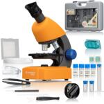 Bresser Mikroscop Bresser Junior 40x-640x cu iluminare LED, transportabil si accesorii incluse (13168753) Binoclu