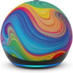 Amazon Echo Dot Kids (5. generáció) okoshangszóró, Alexa, Wi-Fi, Bluetooth, szülői felügyelet, Rainbow Swirl (B0FD4435WL)