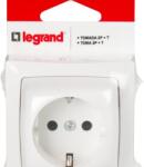 Legrand Priza aplicata Legrand Oteo 097380, Schuko, 16A, 230V, 3680W, alb (097380)