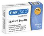 Rapesco Tűzőkapocs, 26/6, horganyzott (RAPESCO_IRS11661Z3) (RAPESCO_IRS11661Z3)