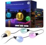 Govee H7025 RGBICW Outdoor LED String Lights, 14.63m, 2.4GHz Wi-Fi + Bluetooth