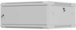 Lanberg Wall-mounted Installation Rack Cabinet 19" 4u 600x600 Grey, Metal Door (flat Pack)