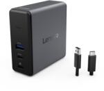 Lenovo Charging GaN Dock - töltő dokkoló adapter (G0AE0065EU) - Fekete színben (G0AE0065EU)