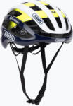ABUS AirBreaker Movistar Team 24 navy/sárga/fehér kerékpáros sisak