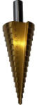Strend Pro Burghiu treptat pentru metal, Strend Pro SD421, diametru: 4-32 mm, oțel rapid HSS 4241, acoperire cu nitrură de titan (TiN), coadă dreaptă, pentru metal Burghiu