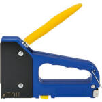 Strend Pro Premium Capsator manual, știftuitor, Strend Pro Premium SG630, albastru închis, lungime capsă 6-14 mm / 12 mm, pentru capse C / B, lungime știfturi 8-14 mm, carcasă din oțel, mecanism din oțel, tapițerie