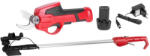 Strend Pro Set foarfecă de tăiat cu acumulator, Strend Pro Garden 111216 foarfecă + 111248 tijă telescopică, 1, 5 Ah 7, 2 V Li-Ion, grosime maximă 25 mm, cu acumulator și încărcător Foarfeca de gradina