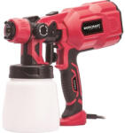 WORCRAFT Pistol de vopsit, Worcraft SG06-800, roșu/negru, cu rezervor inferior, 800 ml, electric, 550 W, duză de 1, 8 mm