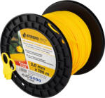 Strend Pro Garden Fir pentru trimmer, Strend Pro Garden ProCom Force, 3, 0 mm, 100 m, galben, rotund, rezistent la uzură, rezistent la rupere, rezistent la supraîncălzire, pe rolă
