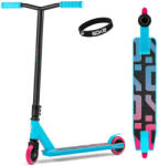 Poolx Trotinetă freestyle, SOKE GO! , turcoaz, 83 cm, roți PU 88A de 10 cm, rulmenți ABEC-9, ghidon în Y, frână Flex Fender, clemă triplă din aluminiu Trotineta