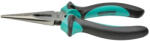 WHIRLPOWER Clește combinat, Whirlpower 15602-211, negru/turcoaz, 200 mm, cu vârf lung, standard DIN 5745, oțel crom-vanadiu, finisaj satinat, de precizie, pentru mecanică fină Cleste