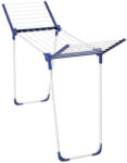 Leifheit 81720 Pegasus 120 Solid Compact uscător de rufe, alb, cu suprafață de uscare de 12 m, design compact cu lățime de 43 cm, poate fi așezat în cadă, rezistent la rugină, stabil și ușor de pliat