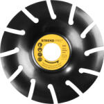 Strend Pro Disc tip pilă, Strend Pro, negru, 125 mm, pentru lemn, grosier, pentru îndepărtare rapidă a materialului, maxim 15 000 rotații/min