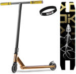 Poolx Trotinetă freestyle, SOKE EVO Street, auriu, 85 cm, roți PU 10 cm 88A, rulmenți ABEC-9, frână Flex Fender, ghidon în T, max. 100 kg Trotineta