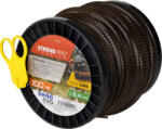 Strend Pro Fir pentru motocoasă, Strend Pro Garden Premium SawLine, 2, 4 mm, 100 m, maro închis, zimțat, rezistent la uzură, pe rolă