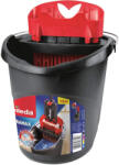 Vileda Găleată, Vileda Ultramax, 10 litri, roșu-gri, cu coș stoarcător, design ergonomic