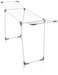 Leifheit Uscător de rufe, Leifheit Classic 180 Solid 81621, alb, cu suprafață de uscare de 18 m, cu aripi laterale rabatabile de 100 cm înălțime, cu 4 suporturi pentru umerașe, pentru utilizare la interior și 