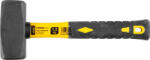 Strend Pro Ciocan de lăcătuș, Strend Pro HS0524, galben/negru, 1500 g, mâner din fibră de sticlă, cap din oțel, DIN 6475, plat/plat Ciocan