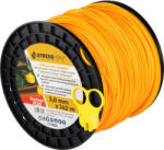 Strend Pro Fir pentru trimmer, Strend Pro Garden ProCom Plus, 3, 0 mm, 142 m, portocaliu, pătrat, rezistent la uzură, rezistent la rupere, rezistent la supraîncălzire, pe rolă
