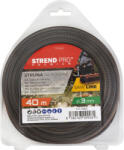 Strend Pro Garden Fir pentru motocoasă, Strend Pro Garden Premium SawLine, 3, 0 mm, 40 m, maro închis, zimțat, de înaltă rezistență, rezistent la uzură, în blister