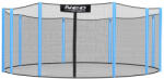 Neo-Sport Plasă de protecție exterioară pentru trambulină, Neo-Sport 1816, diametru: 465 cm, înălțime: 180 cm, pentru 10 stâlpi, polietilenă, intrare cu fermoar