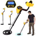 MULTISTORE Detector de metale, Multistore GC-1028, 96, 5-120, 5 cm, 21, 5 cm bobină de căutare impermeabilă, afișaj LCD, 3 moduri, pinpoint, reglaj sensibilitate și volum, pe baterii (2x 9V, neincluse)