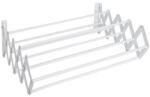 MagicHome TH828 uscător de rufe de perete, alb, 80 x 11-46 x 18, 5 cm, cu suprafață de uscare de 7, 2 m, cu capacitate de încărcare de 7 kg, din metal