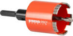 Strend Pro Carotă diamantată, Strend Pro Premium, roșu, diametru: 68 mm, filet: M16, cu burghiu de centrare, pentru faianță, placări din piatră, cu 5 dinți