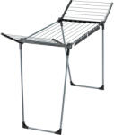 Leifheit Uscător de rufe, Leifheit 81690 Pegasus 150 Solid Slim, negru/antracit, cu suprafață de uscare de 15 m, cu lățime de 55 cm, cu aripi laterale de 105 cm înălțime, cu 2 suporturi EasyClip, pentru utiliz