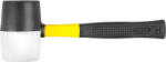 Strend Pro Ciocan de cauciuc, Strend Pro HM231, negru/alb, 900 g, mâner din fibră de sticlă, cap din cauciuc Ciocan