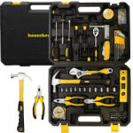 Bauerkraft Set de scule, Bauerkraft H-073, 111 piese, în geantă, pentru înșurubare, măsurare, fixare, oțel crom-vanadiu și oțel carbon Trusa unelte