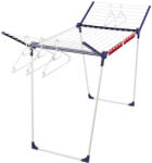 Leifheit 81520 Pegasus 200 Solid suport de uscat rufe, alb, cu suprafață de uscare de 20 m, dimensiuni 89 × 174 × 66 cm, construcție inoxidabilă și rezistentă la intemperii, cu suport EasyClip pentru clești și